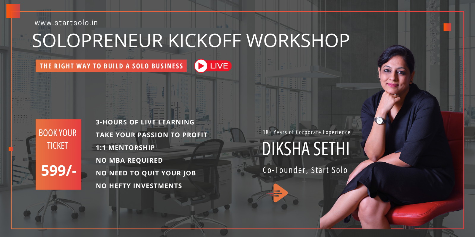 The Solopreneur Kickoff Workshop Header